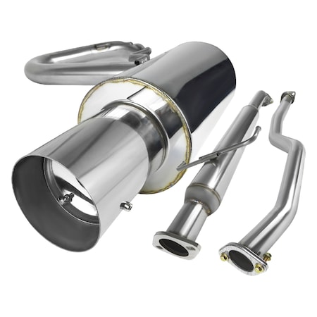Spec-D Tuning 04-07 Scion Tc 2.5 Inch Inlet N1 Style Catback Exhaust MFCAT2-TC05